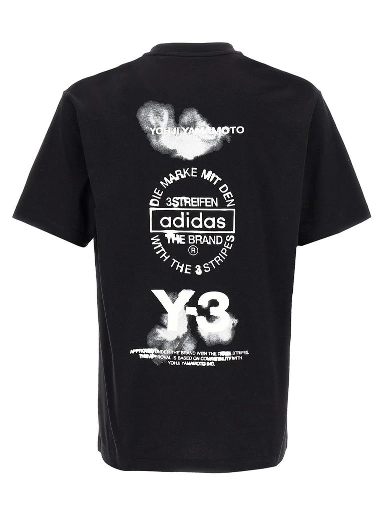 Y-3 Y-3 Graphic Printed Short Sleeved T-Shirt 2
