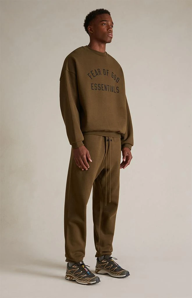 Essentials Olive Fleece Sweatpants 2