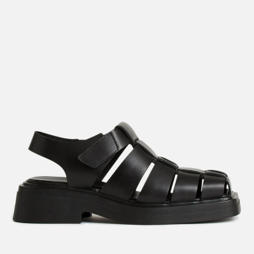 Vagabond Vagabond Women's Eyra Leather Fisherman Sandals - Black 1