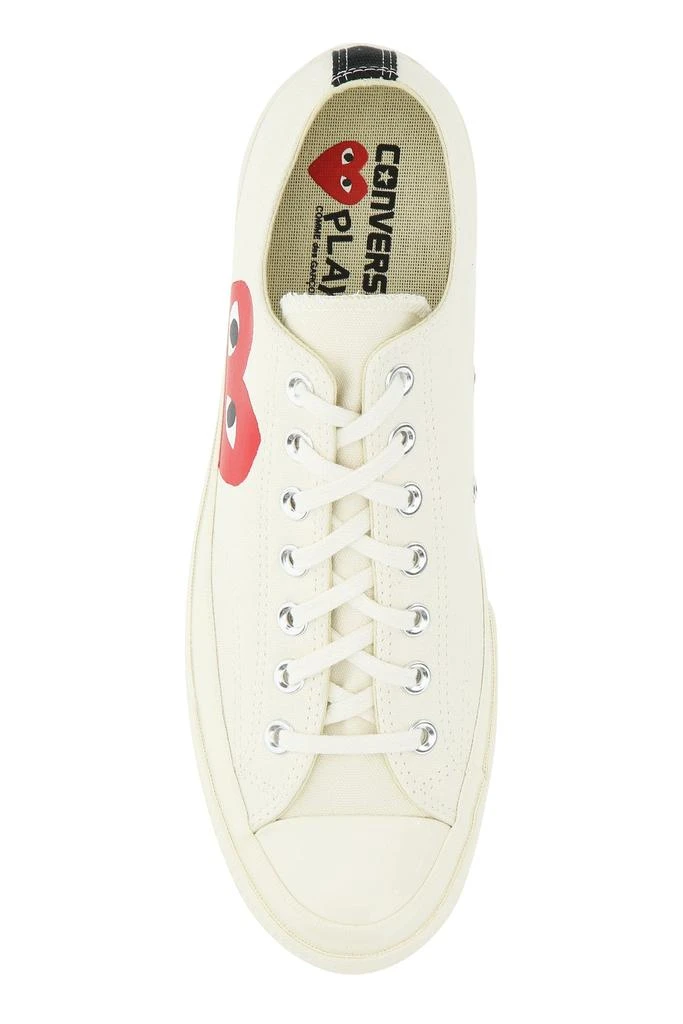 Comme des Garcons Ivory canvas Comme Des Garçons X Converse sneakers 4