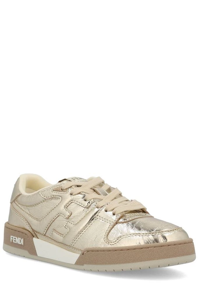 Fendi Fendi Metallic Low-Top Sneakers 2