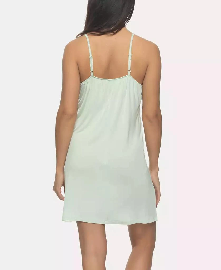 Felina Women's Elysees Sleeveless Satin V-Neck Chemise 2