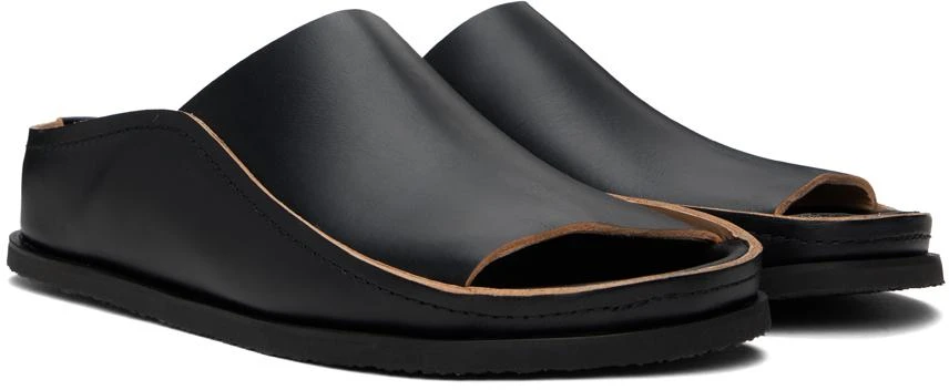 Lemaire Black Fussbett Sandals 4