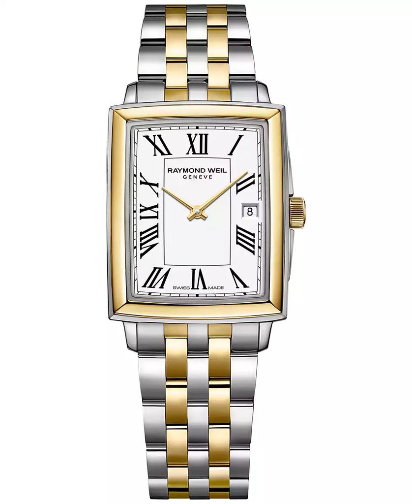 Raymond Weil Women's Swiss Toccata Gold PVD & Stainless Steel Bracelet Watch 22.6x28.1mm