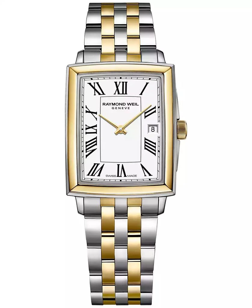 Raymond Weil Women's Swiss Toccata Gold PVD & Stainless Steel Bracelet Watch 22.6x28.1mm 1