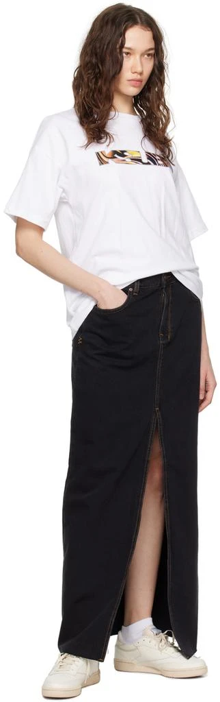 Ksubi Black Kara Denim Maxi Skirt 4