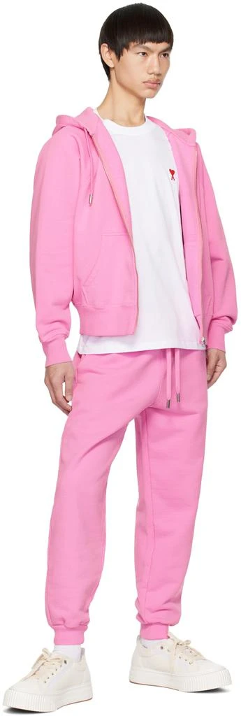 AMI Pink Ami de Cœur Sweatpants 4