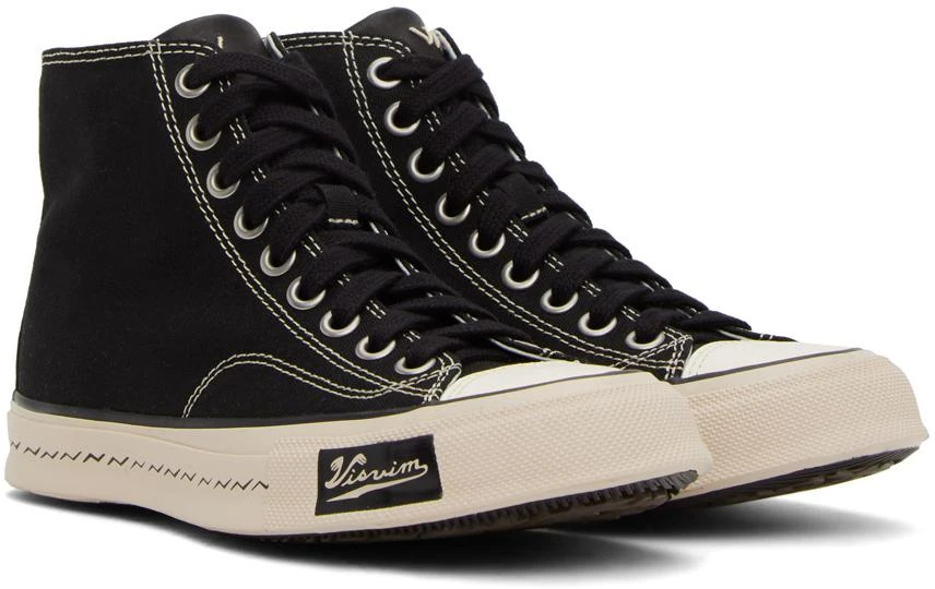 VisVim Black Skagway Hi Patten Sneakers 4