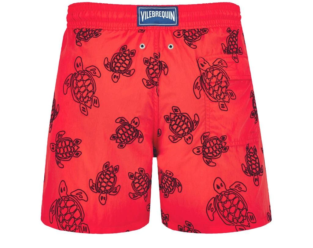 Vilebrequin Swim Trunks Ronde Des Tortues Flocked 4