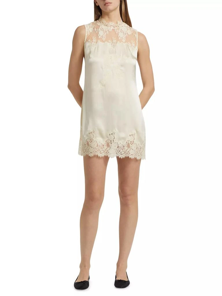 DÔEN Valeria Lace & Silk Minidress 2