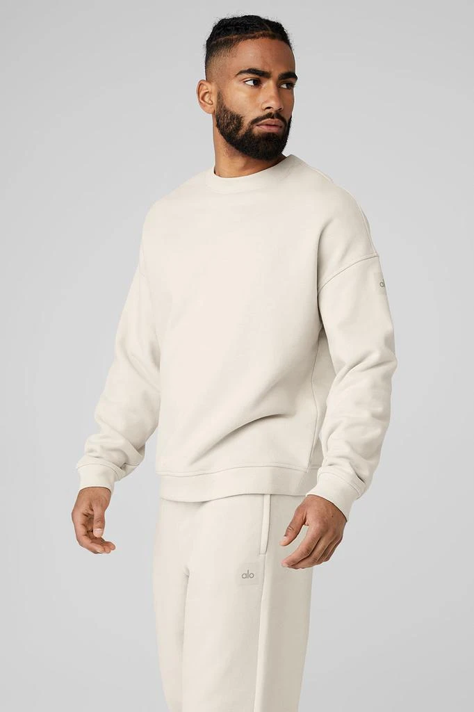 Alo Renown Heavy Weight Crew Neck Pullover - Bone 3