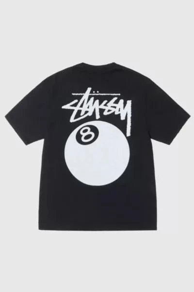 STUSSY Stussy 8 Ball Pigment Dyed Graphic T-Shirt 1