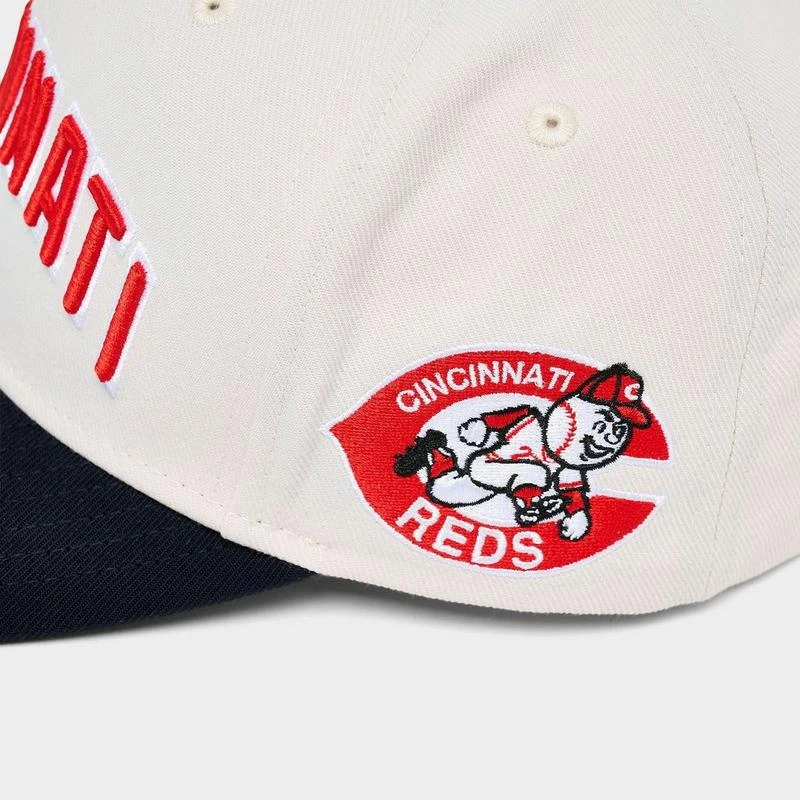New Era Mitchell & Ness Cincinnati Reds MLB Pro Crown Snapback Hat 5