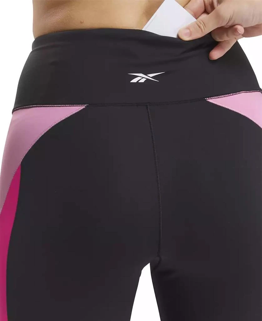Reebok Women's Active Lux High-Rise Colorblocked Tights 5