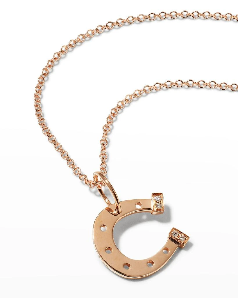 Bridget King Jewelry Mini Horseshoe Necklace 2