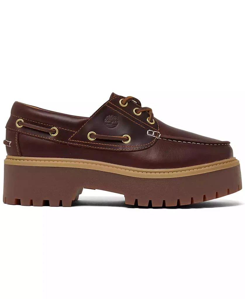 Timberland Women's Stone Street Premium Platform Boat Shoes from Finish Line 2