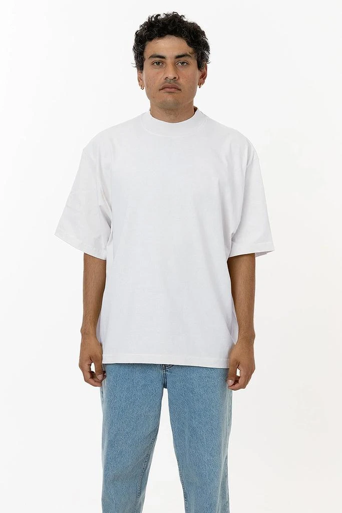 Los Angeles Apparel 1825GD Unisex - Oversized Short Sleeve High Mockneck T-shirt 19