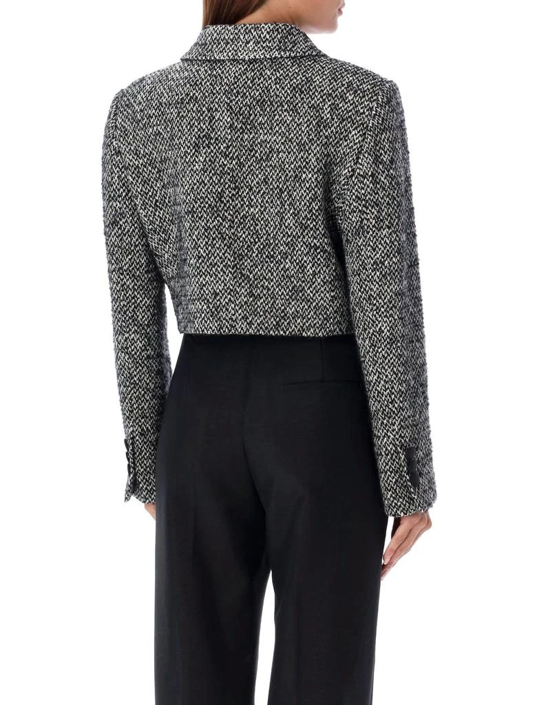 Dolce & Gabbana Dolce & Gabbana Single-Breasted Cropped Tweed Jacket 2