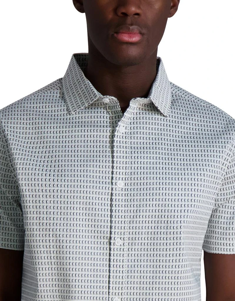 Karl Lagerfeld Paris ALL OVER PRINTED SHORT SLEEVE SHIRT 5