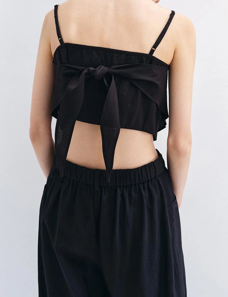 Pixie Market Black Scarf Top -PREORDER 4
