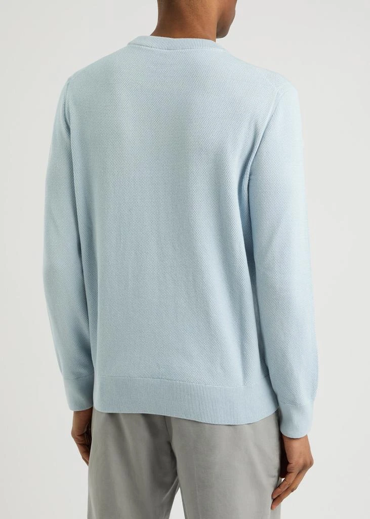Hugo Boss Textured cotton jumper 3