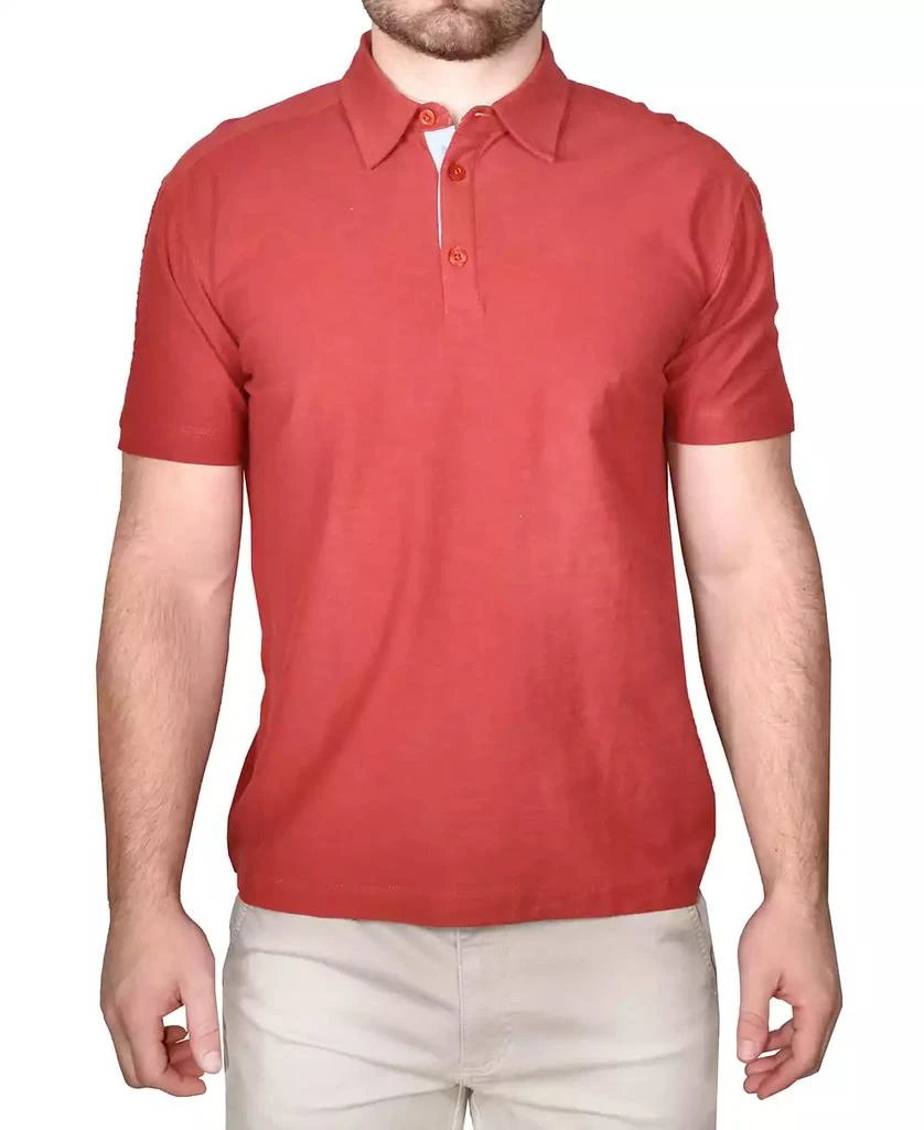 Vintage 1946 Men's Garment-Dyed Slub Knit Polo 1