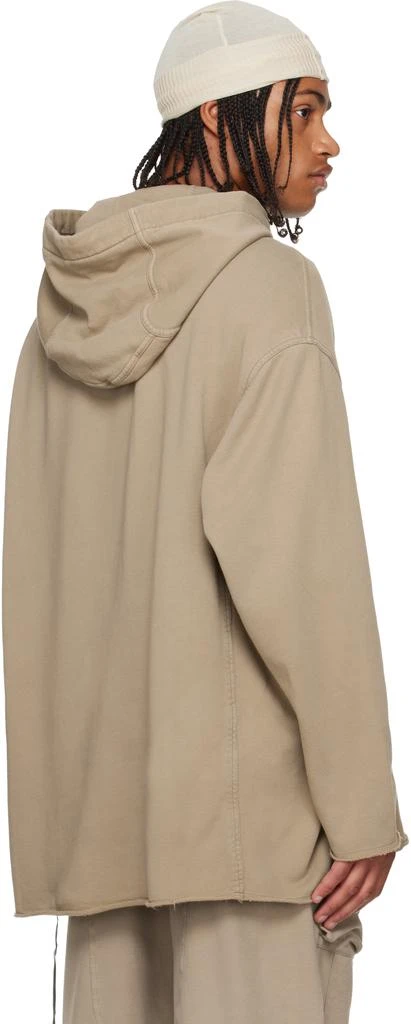 Rick Owens Taupe Concordians Peter Hoodie 3