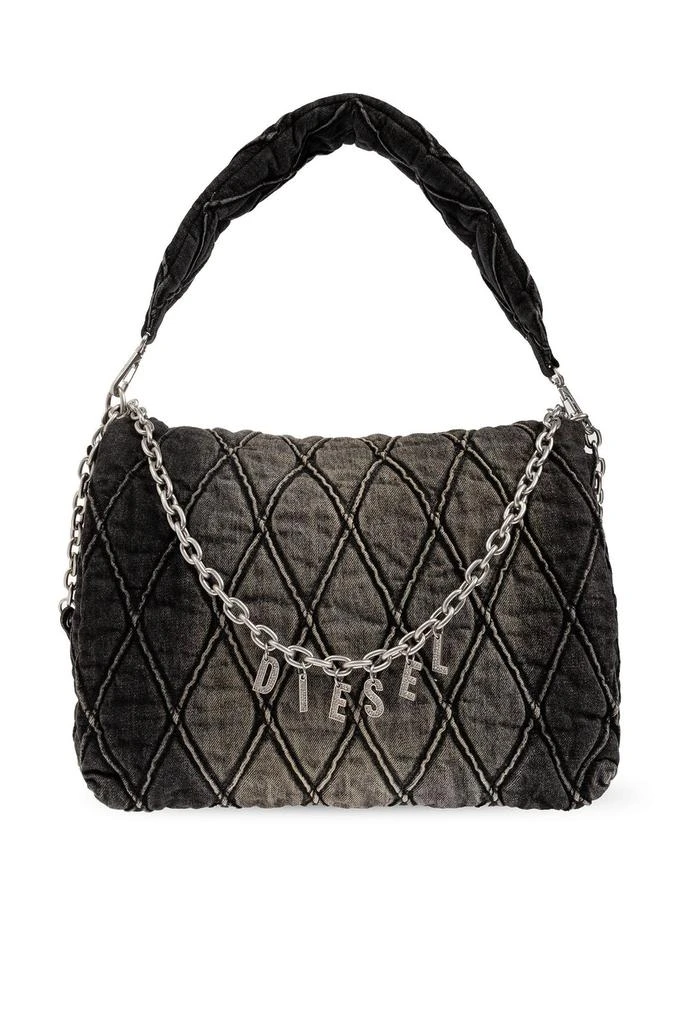 Diesel Diesel Charm D Large Denim Shoulder Bag 1