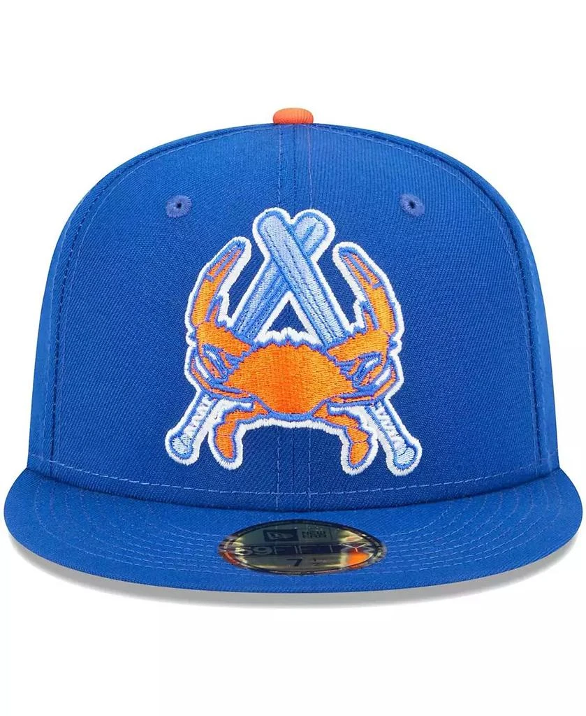 New Era Men's Blue Aberdeen IronBirds Theme Nights Aberdeen Steamed Crabs 59FIFTY Fitted Hat 2