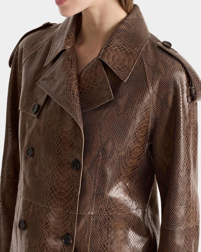 Mackage Dolores-SNK Double-Breasted Leather Jacket 8