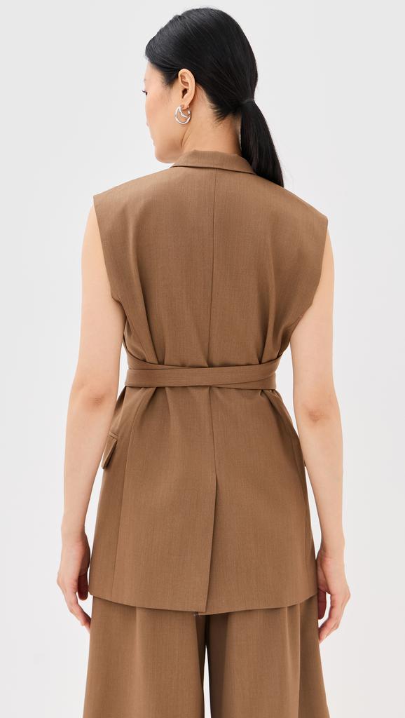 Monse Sleeveless Criss Cross Jacket