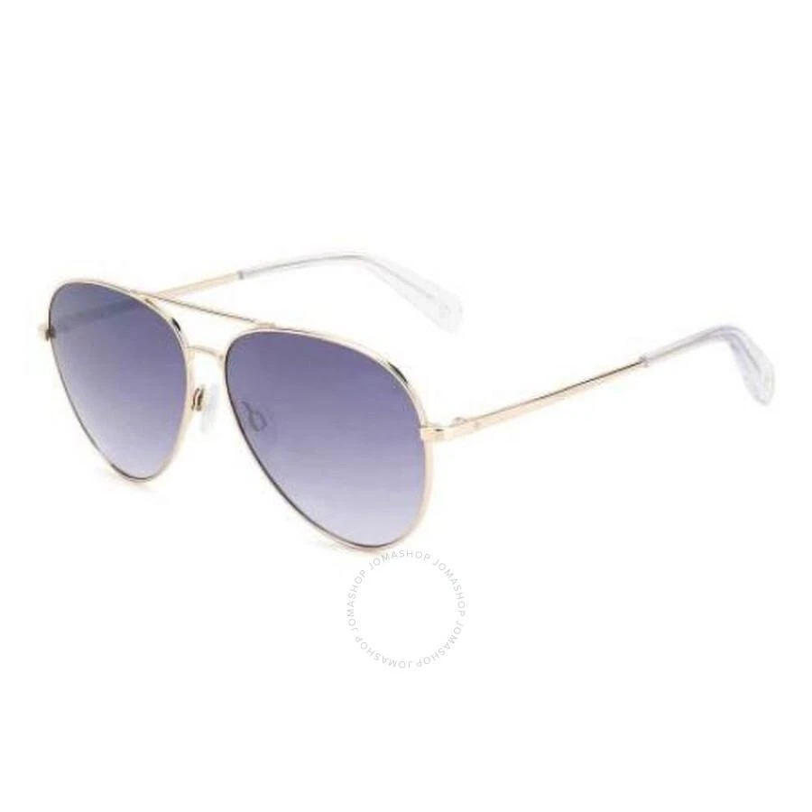 Rag & Bone Rag & Bone Grey Silver Pilot Men's Sunglasses RNB5052/G/S 0J5G/IC 59 1