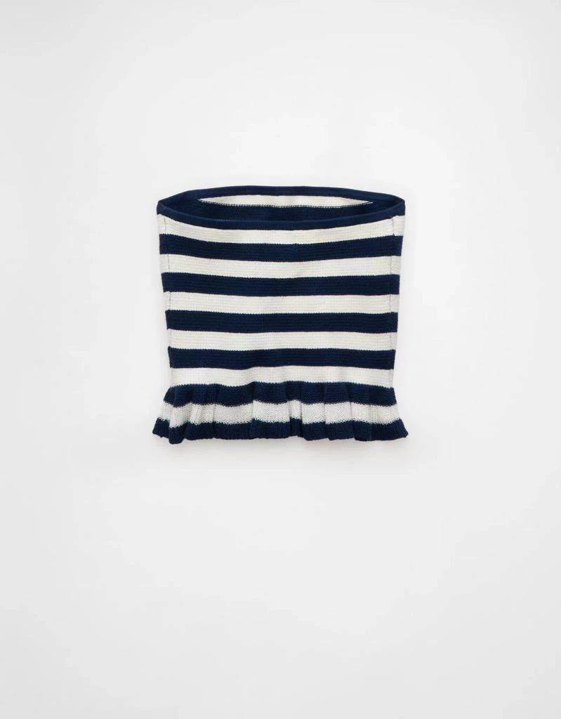 AE AE Cropped Peplum Sweater Tube Top 2