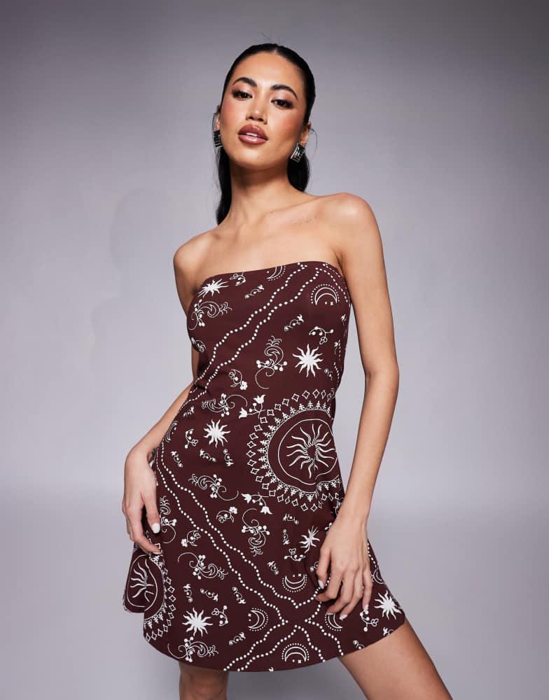 Sister Jane Mountain Song Jacquard Mini Dress – On Sale Now with