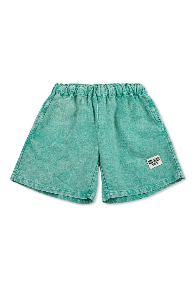 BOBO CHOSES Bobo Choses Logo Patch Elastic Waist Shorts