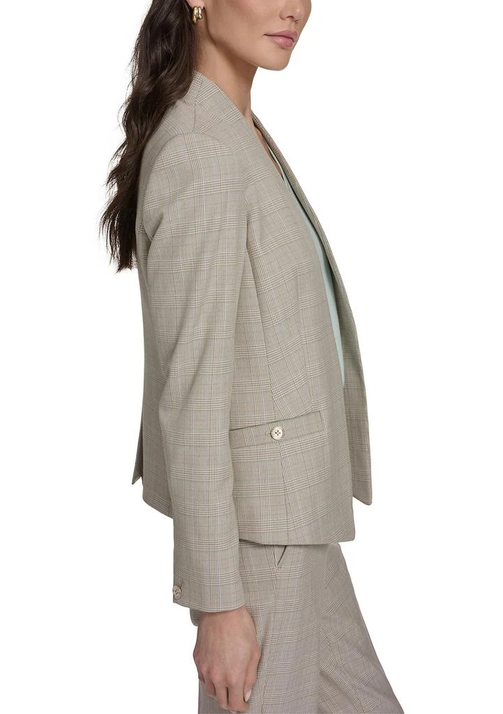 Tommy Hilfiger Women
s Plaid Open Front Blazer 3