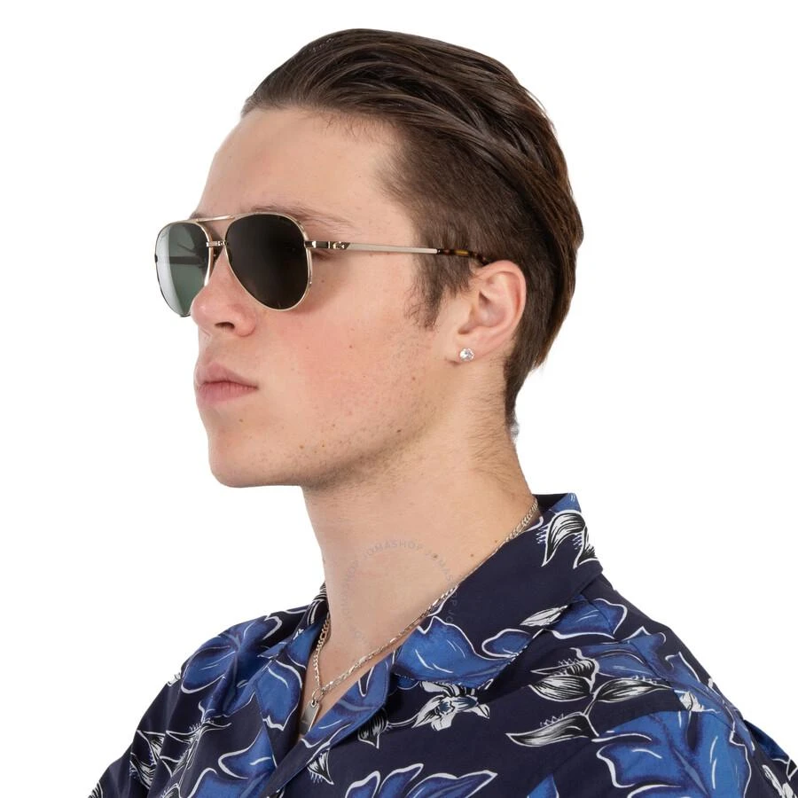 Lacoste Polarized Green Pilot Unisex Sunglasses L233SP 714 60 2