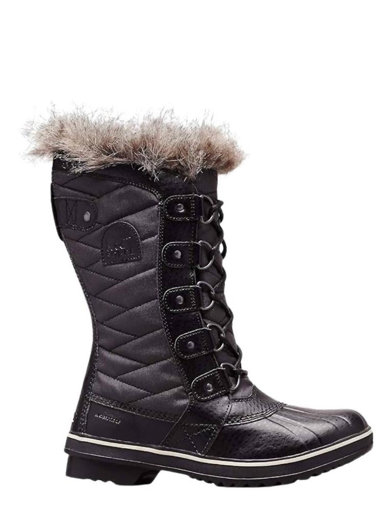 SOREL Women's Tofino Ii Waterproof Insulated Winter Boot In Black Stone