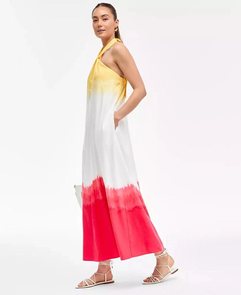 INC International Women's Dip-Dyed Linen-Blend Maxi Dress, Exclusively at Macy's 2