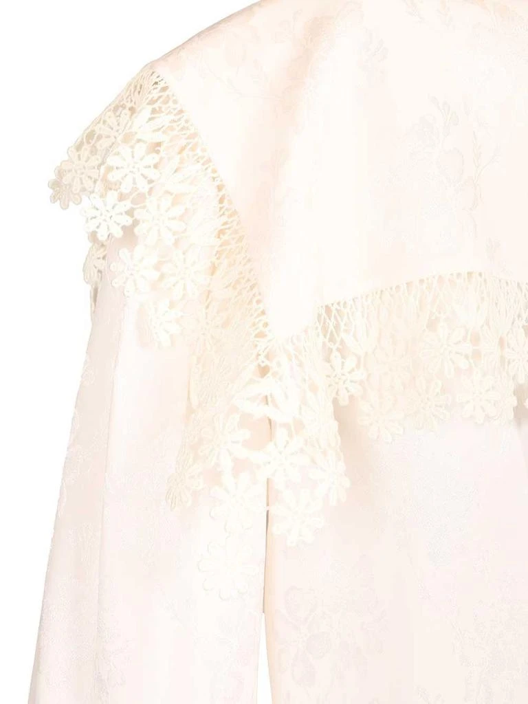 Chloé Chloé Maxi-Collar Lace Blouse 6