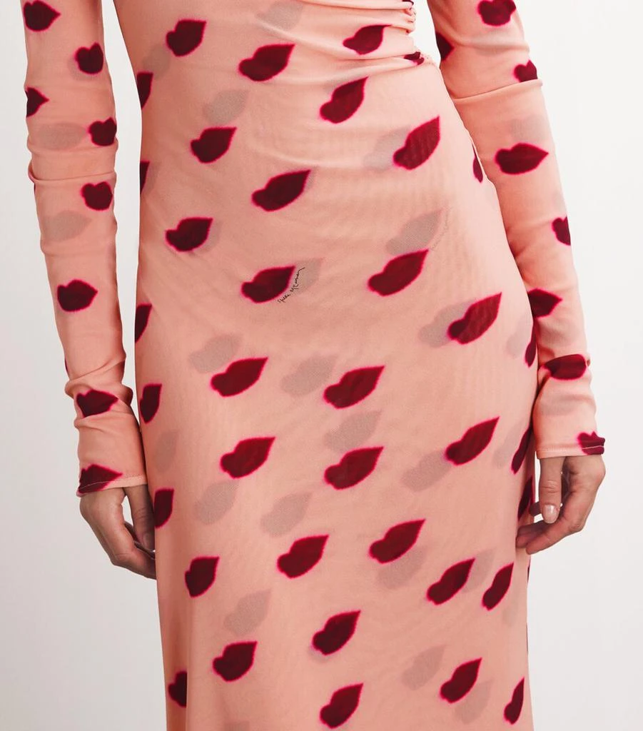 Stella McCartney Lips Maxi Dress 6