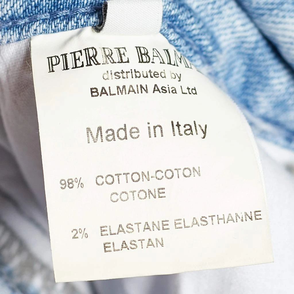 PIERRE BALMAIN Pierre Balmain Blue Denim Distressed Jeans M/Waist 28" 5