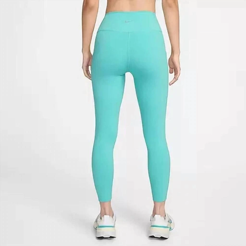 NIKE One High-Waisted 7/8 Leggings In Green Frost 2