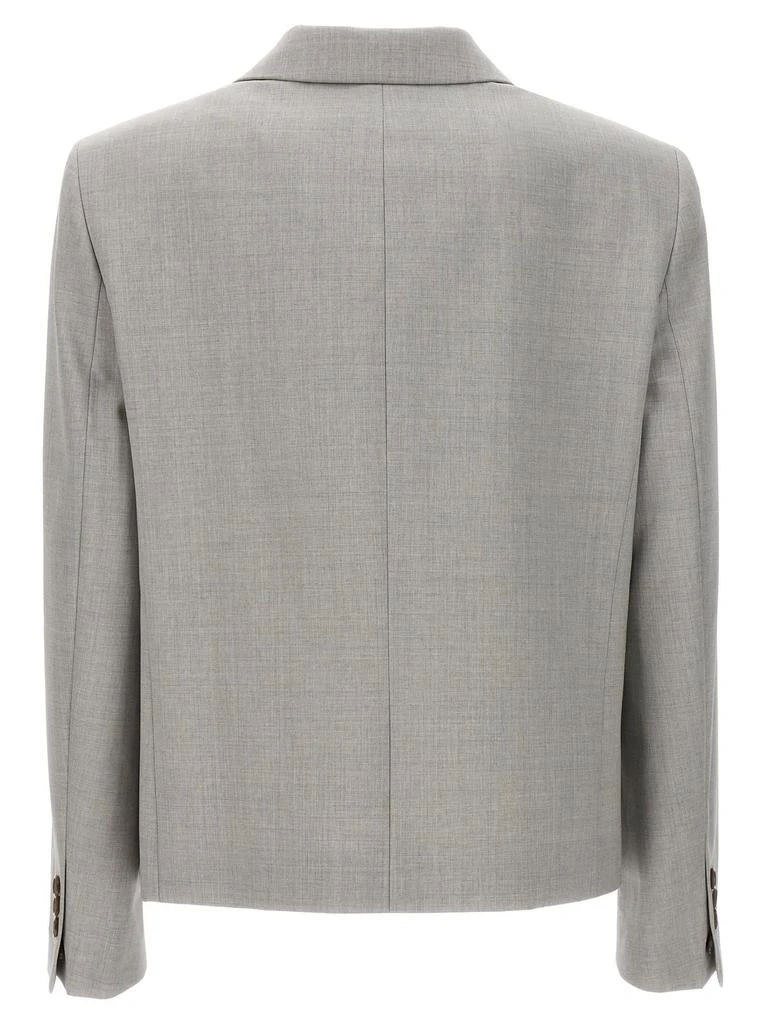 Theory Theory Double-Breasted Cropped Tailored Blazer 2