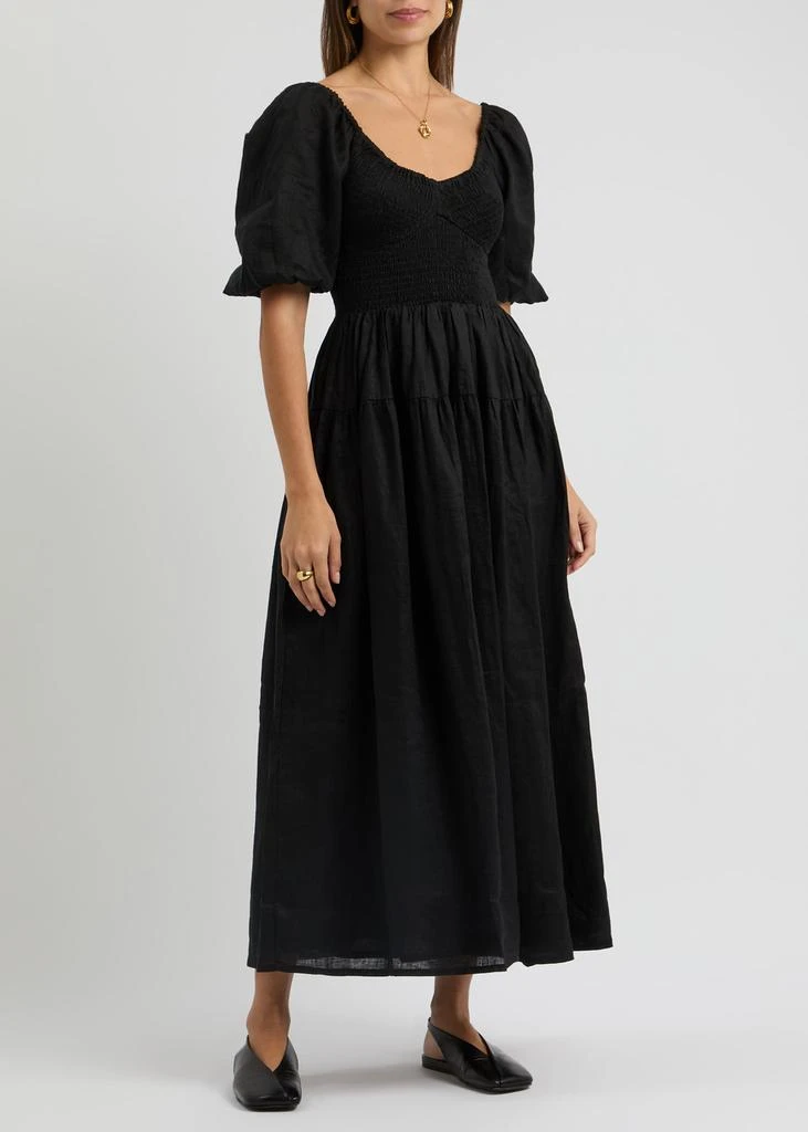 Faithfull the Brand Rosarico linen midi dress 2