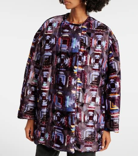 Isabel Marant Doriane printed puffer coat 4