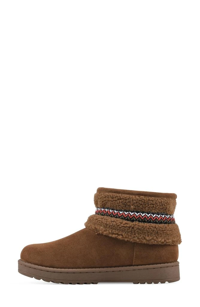 White Mountain Icons Faux Shearling Trim Bootie 7