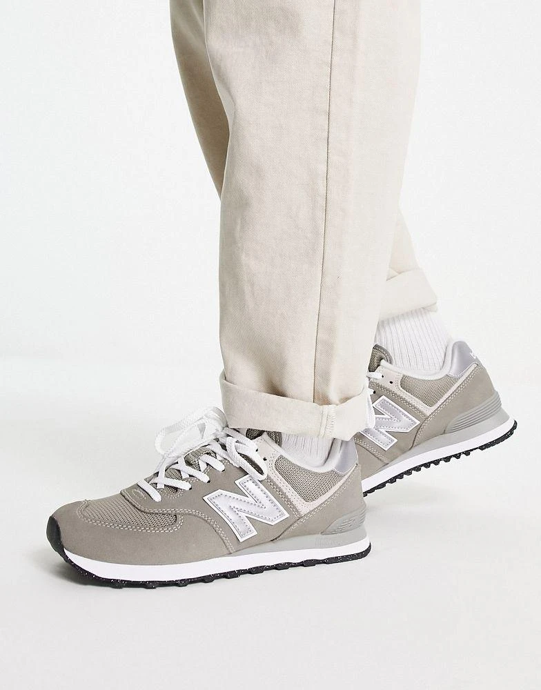 New Balance New Balance 574 sneakers in grey and white 4