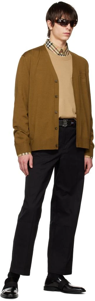 Burberry Tan Embroidered Sweater 4