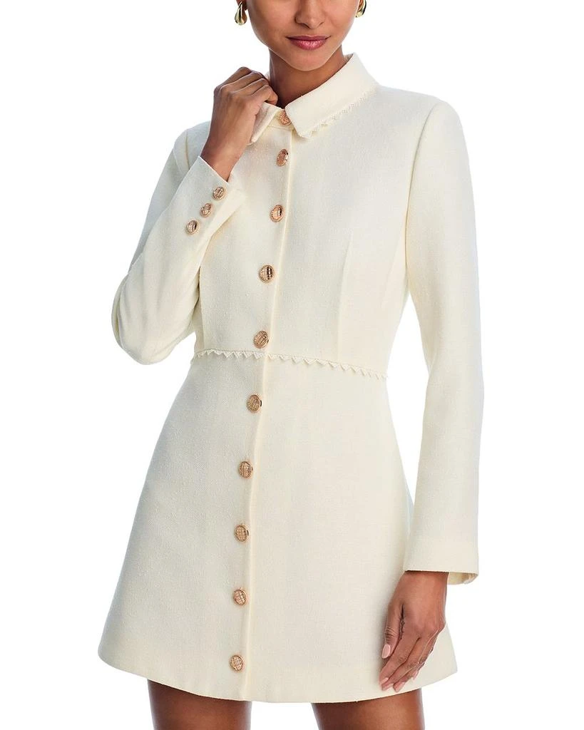 AQUA Tweed Jacket Dress -Exclusive 3